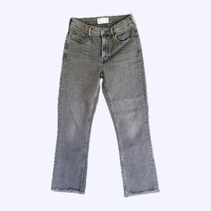 Everlane Women's Gray Cropped‎ Raw Hem Ankle Jeans Size 27